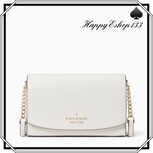 ♠️ kate spade ♠️ Staci Small Flap Crossbody Bag, Parchment